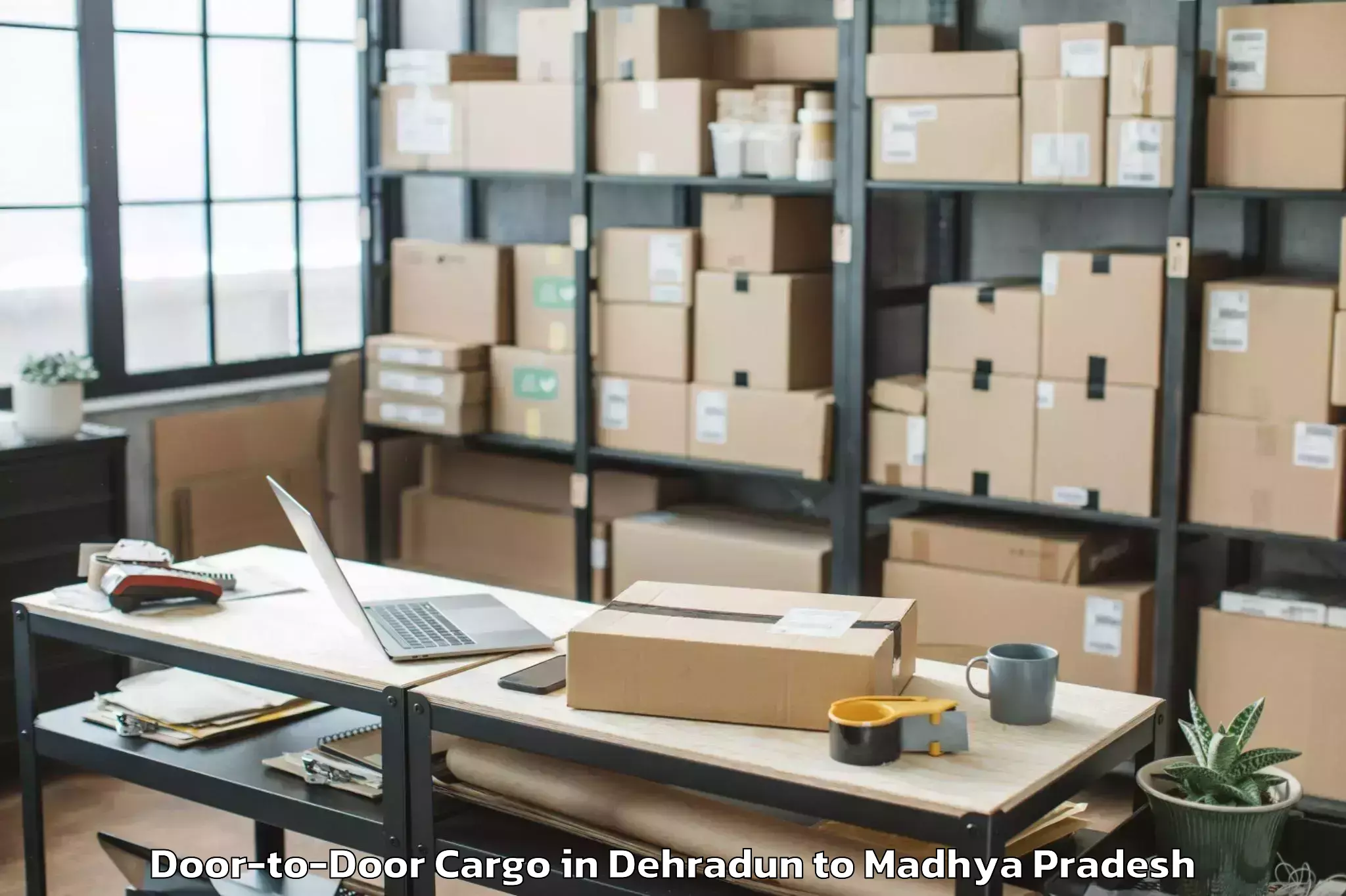 Reliable Dehradun to Gohad Door To Door Cargo